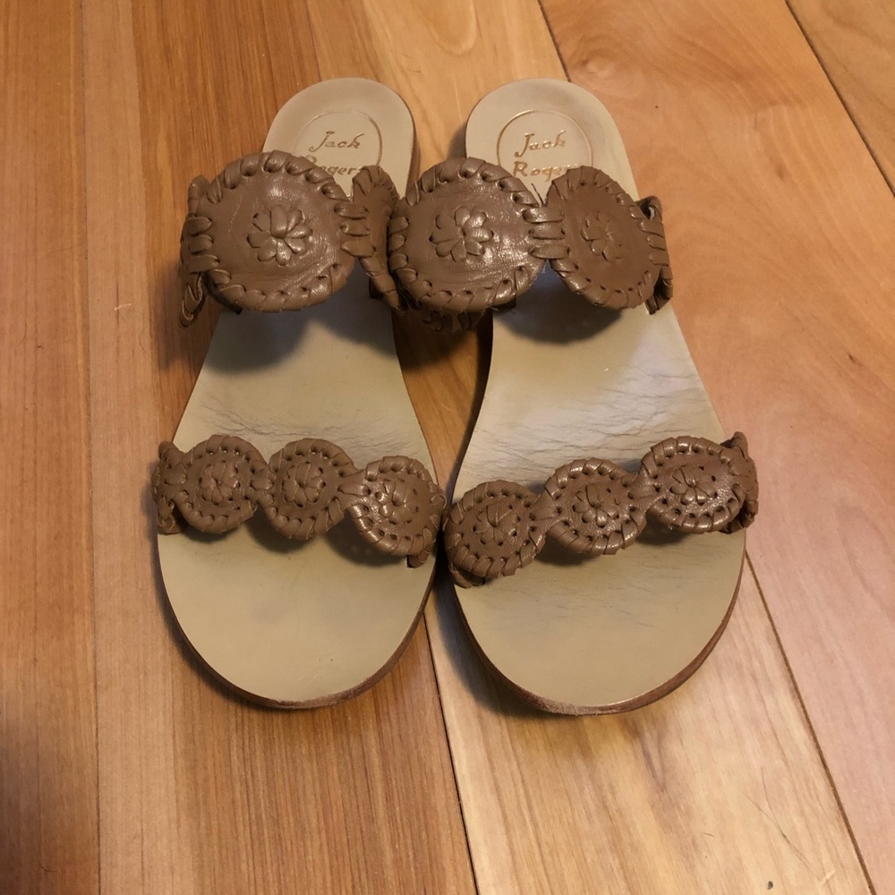 Jack Rogers- Cognac Lauren Sandals